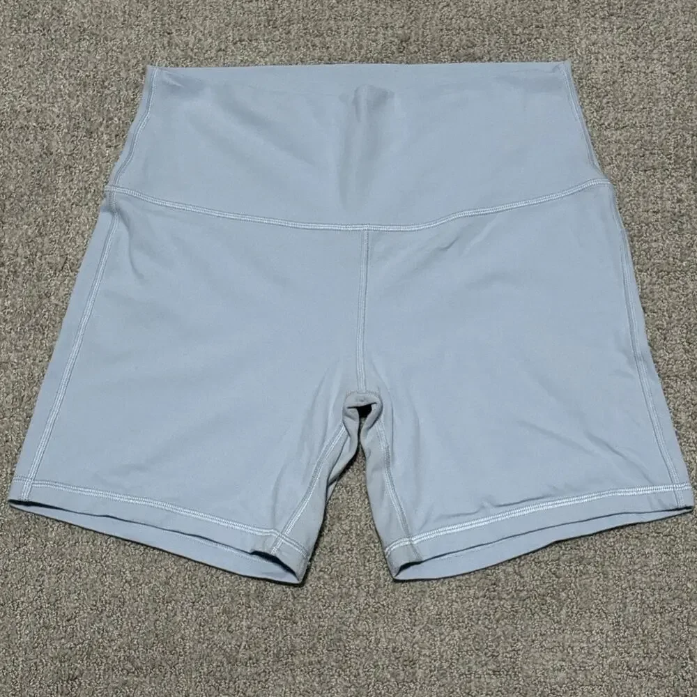 Lululemon Women’s Align High-Rise Shorts Light Blue 6” Inseam Size 10